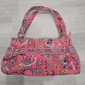 Vera Bradley Call Me Coral Pattern Shoulder Bag W15 L9 D6